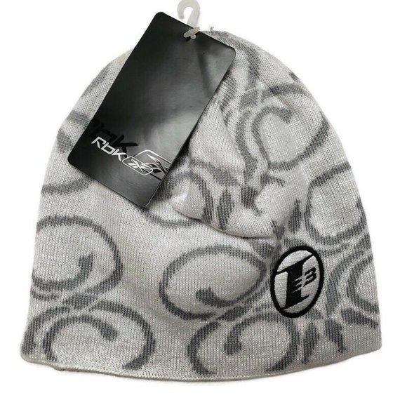 Reebok Other - Reebok Allen Iverson I3 Basketball Winter Hat Beanie Knit Cap White Gray 1 Size
